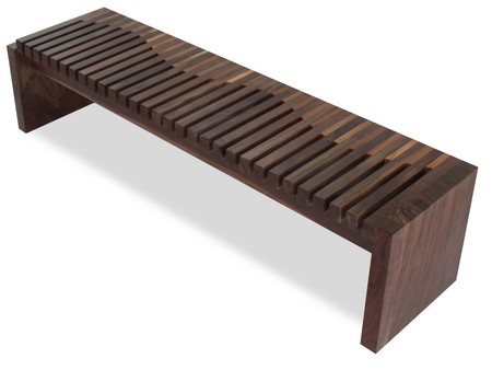 Walnut and Teak Contemporary Wood Bench - Rotsen Furniture 01 Walnut and Teak Contemporary Wood Bench - Rotsen Furniture 01