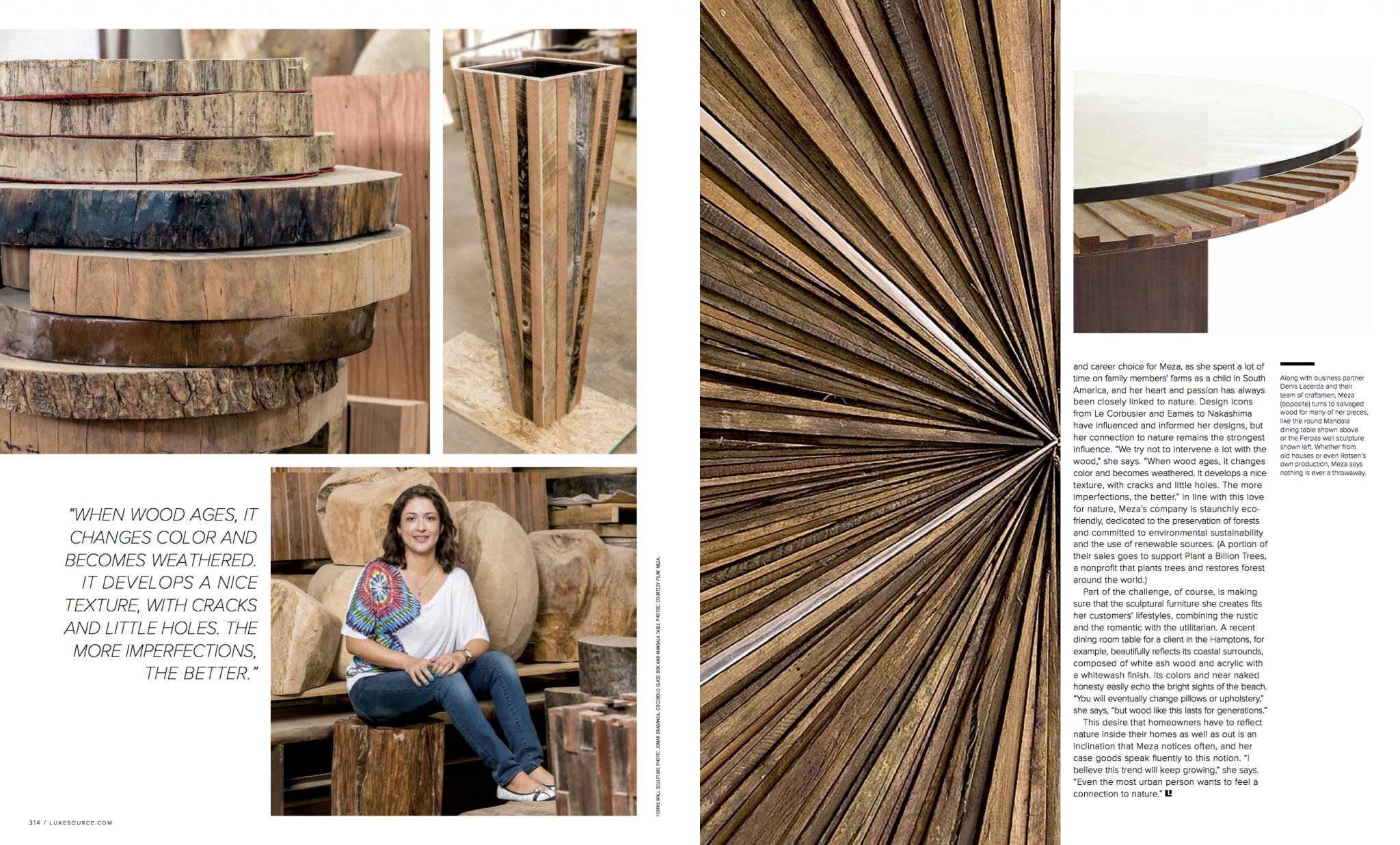 Miami design Magazine - Rotsen Furniture